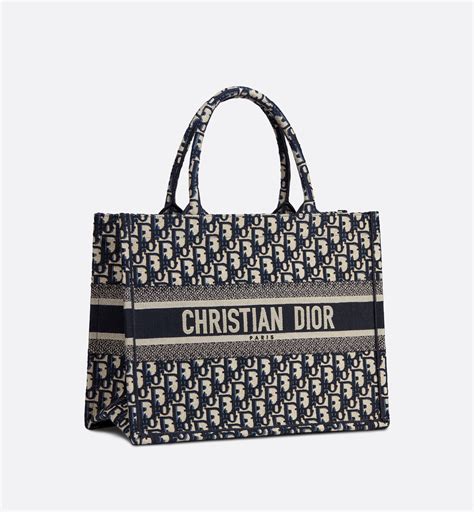 dior book tote blue oblique|Dior embroidery style.